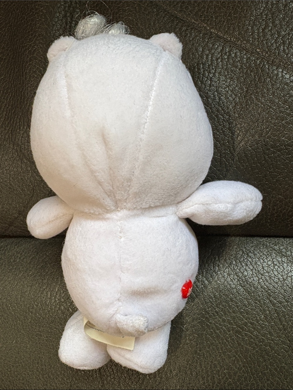 Carebear white plush with red white and blue - Picture 3 of 5